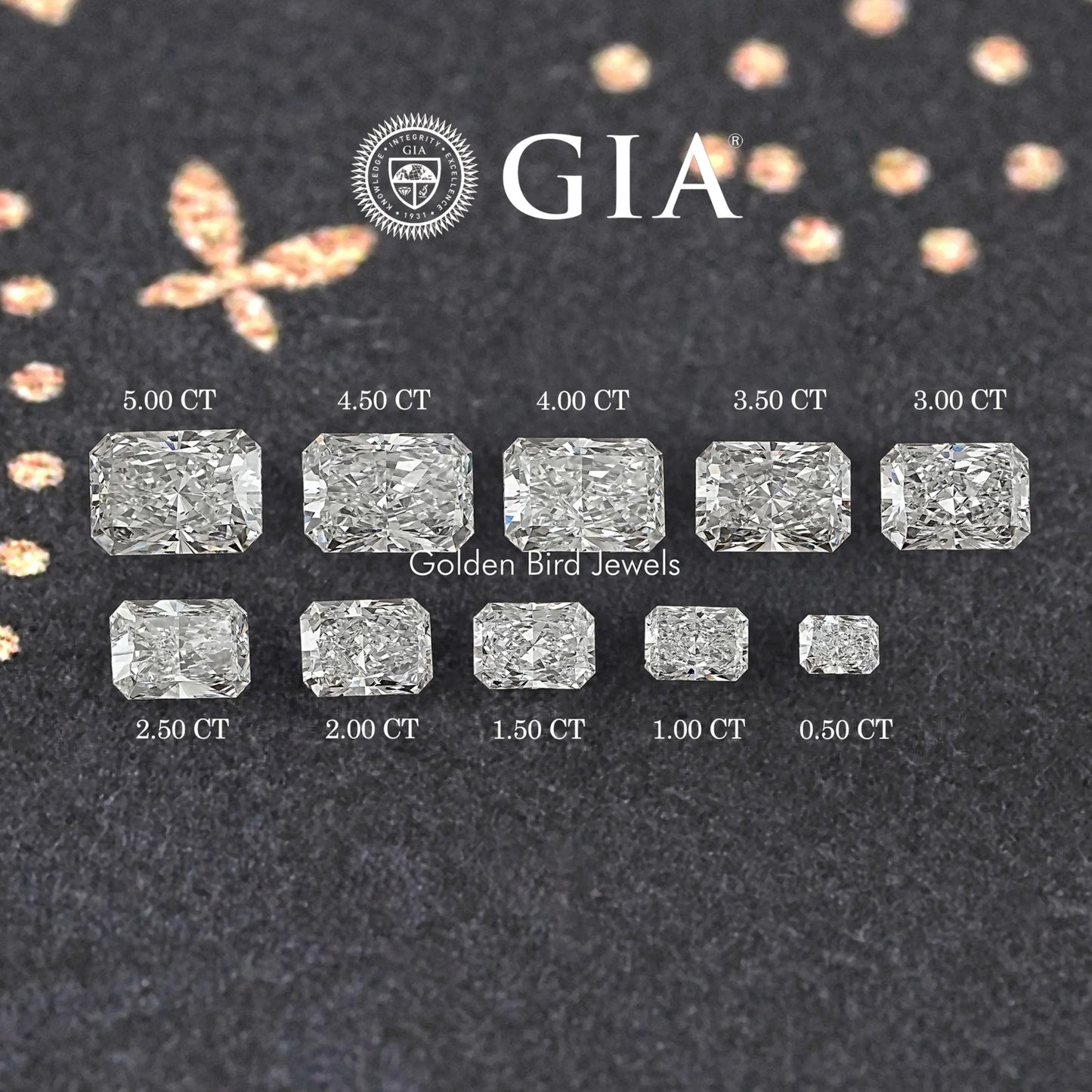 GIA Certified Radiant Loose Lab Diamond