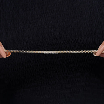 Lab Grown Diamond Marquise Tennis Bracelet