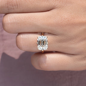 IGI Certified Old Mine Cushion Solitaire Ring