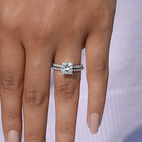 Princess Cut Lab Grown Diamond Ring