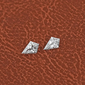 Kite Cut Lab Grown Loose Diamond Pair