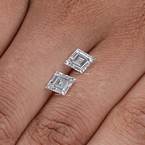 Lozenge Cut Lab Grown Pair Diamond