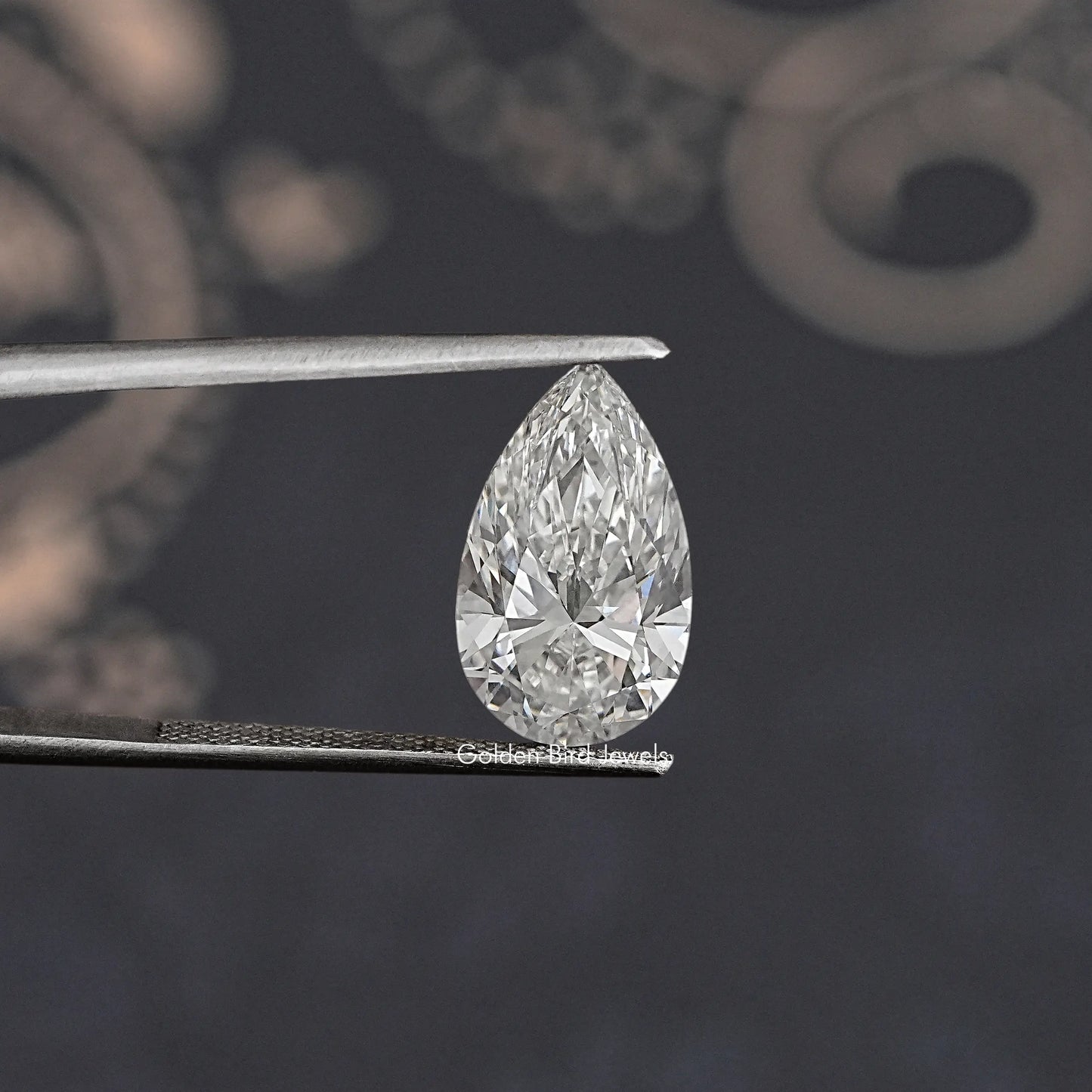 GIA Certified Pear Cut Loose Lab Diamond