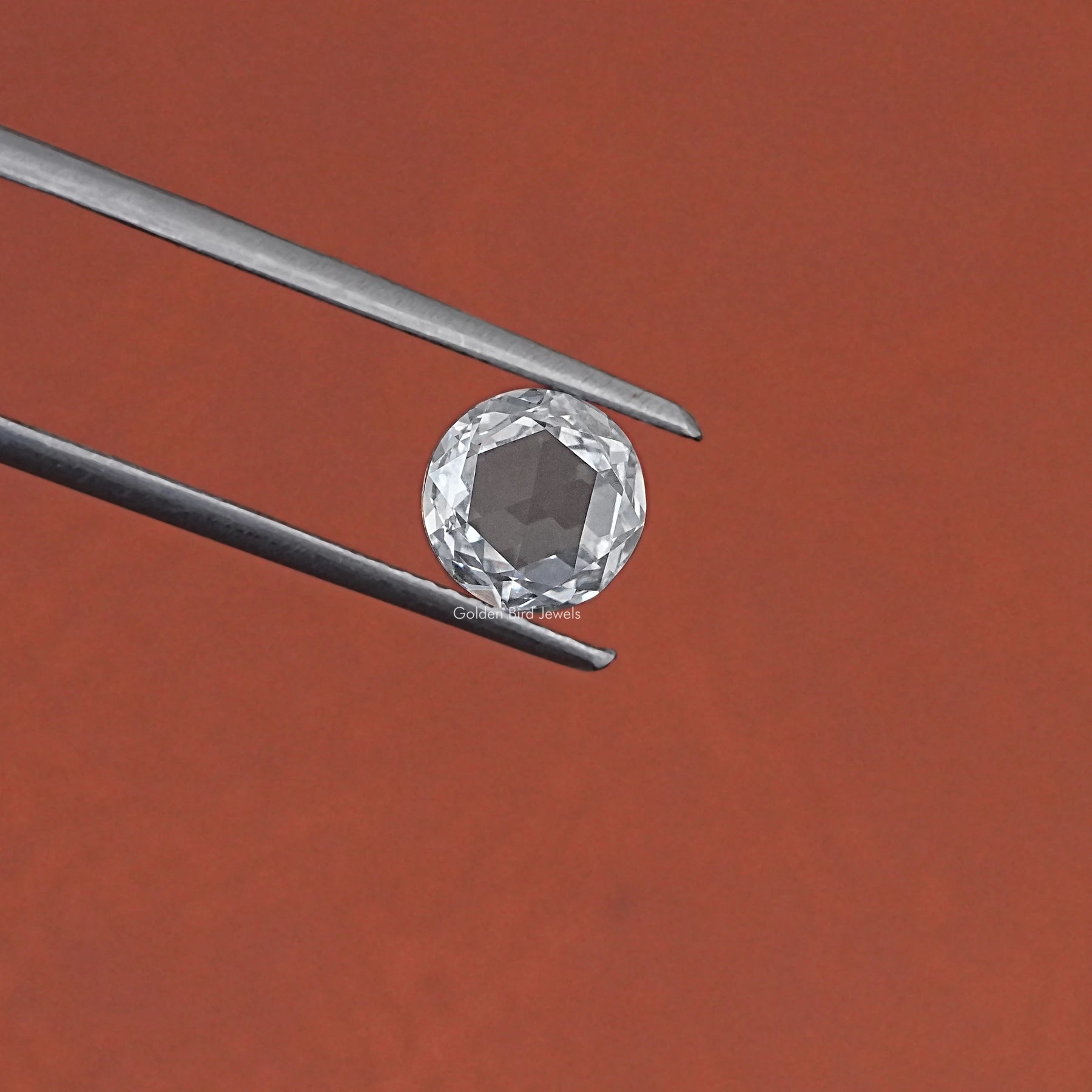 Rose Cut Round Lab Grown Loose Diamond