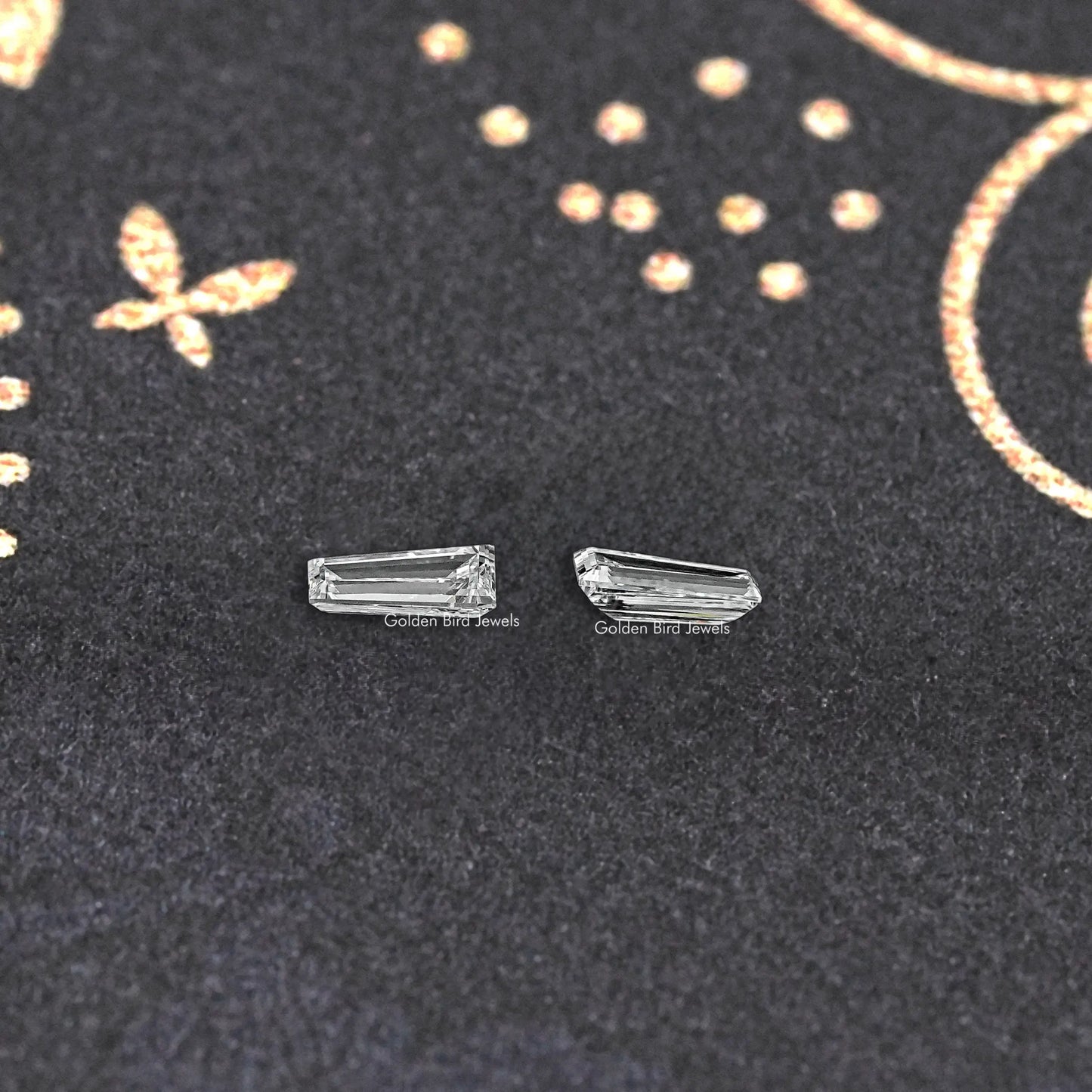 Tapered Baguette Cut Loose Lab Diamond Pair