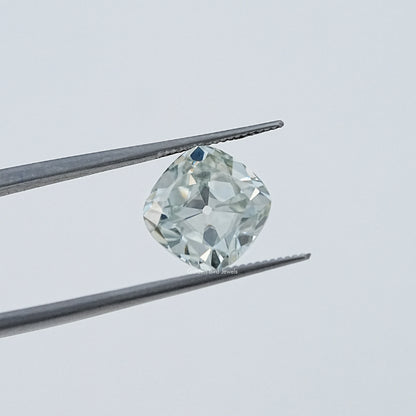 Light Blue Old Mine Cushion Cut Loose Stone