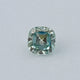 Light Blue Old Mine Cushion Loose Moissanite
