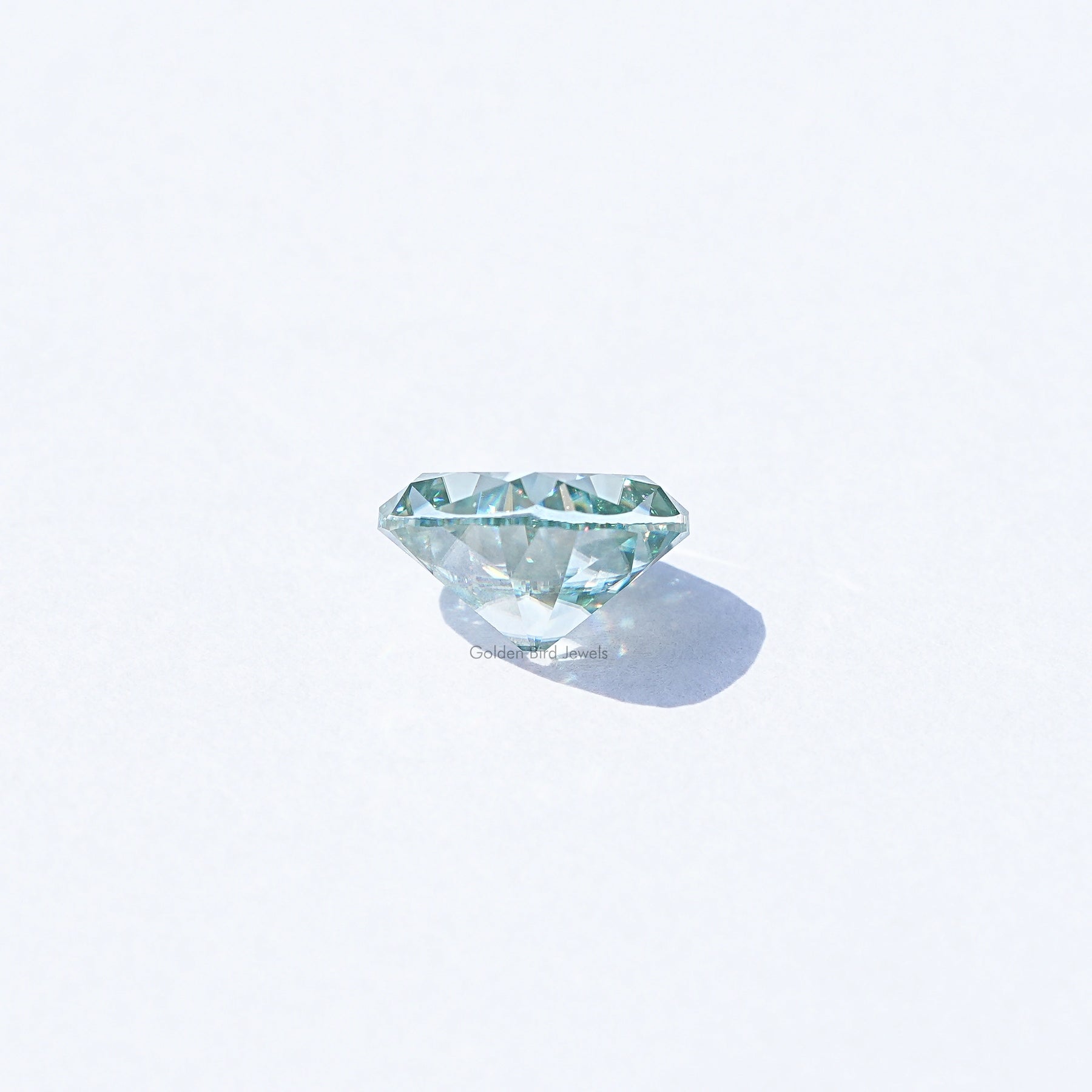 [Old Mine Cushion Cut Loose Moissanite]-[Golden Bird Jewels]