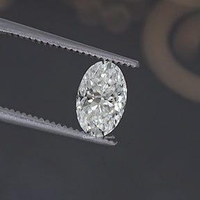 Crushed Ice Oval Loose Moissanite