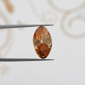 Champagne Old Mine Cut Moval Loose Moissanite