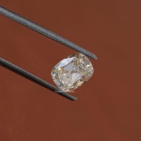 Old Mine Cut Cushion Moissanite Loose Stone