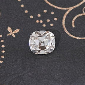 Near Colorless Old Mine Cut Cushion Loose Moissanite