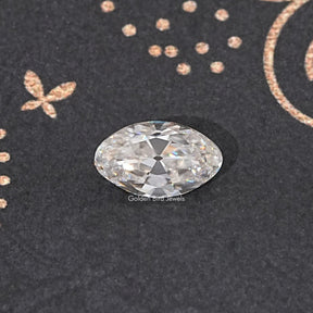 Near Colorless Old Mine Moval Loose Moissanite
