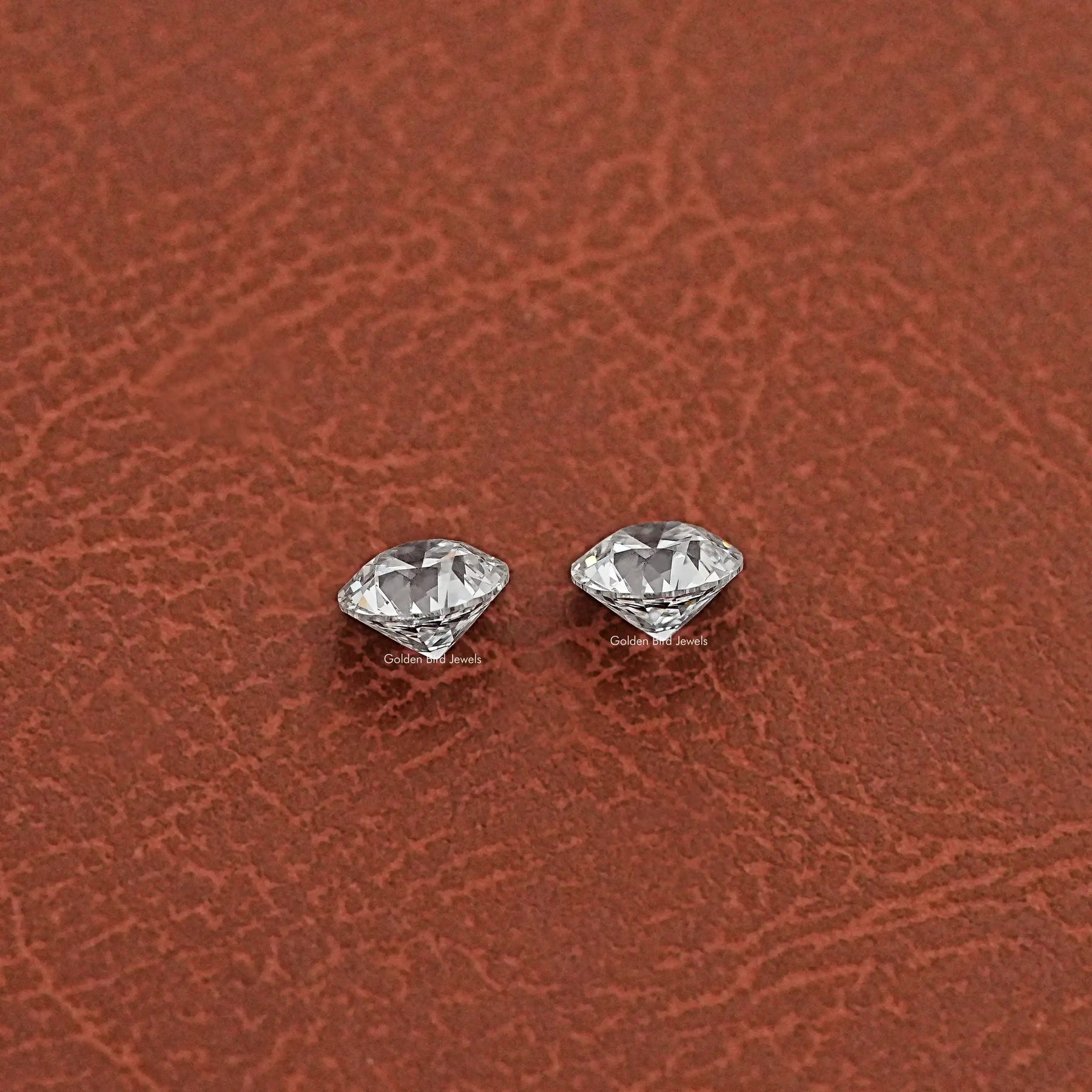 Old European Round Cut Loose Diamond Pair