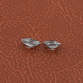 Lozenge Cut Lab Grown Pair Diamond