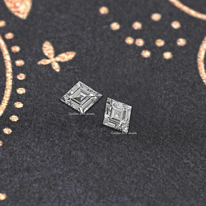 Lozenge Cut Lab Grown Pair Diamond