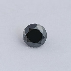 Black Round Cut Moissanite Loose Stone
