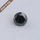 Black Round Cut Moissanite Loose Stone