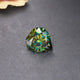 Dark Green Pear Cut Moissanite Loose Stone