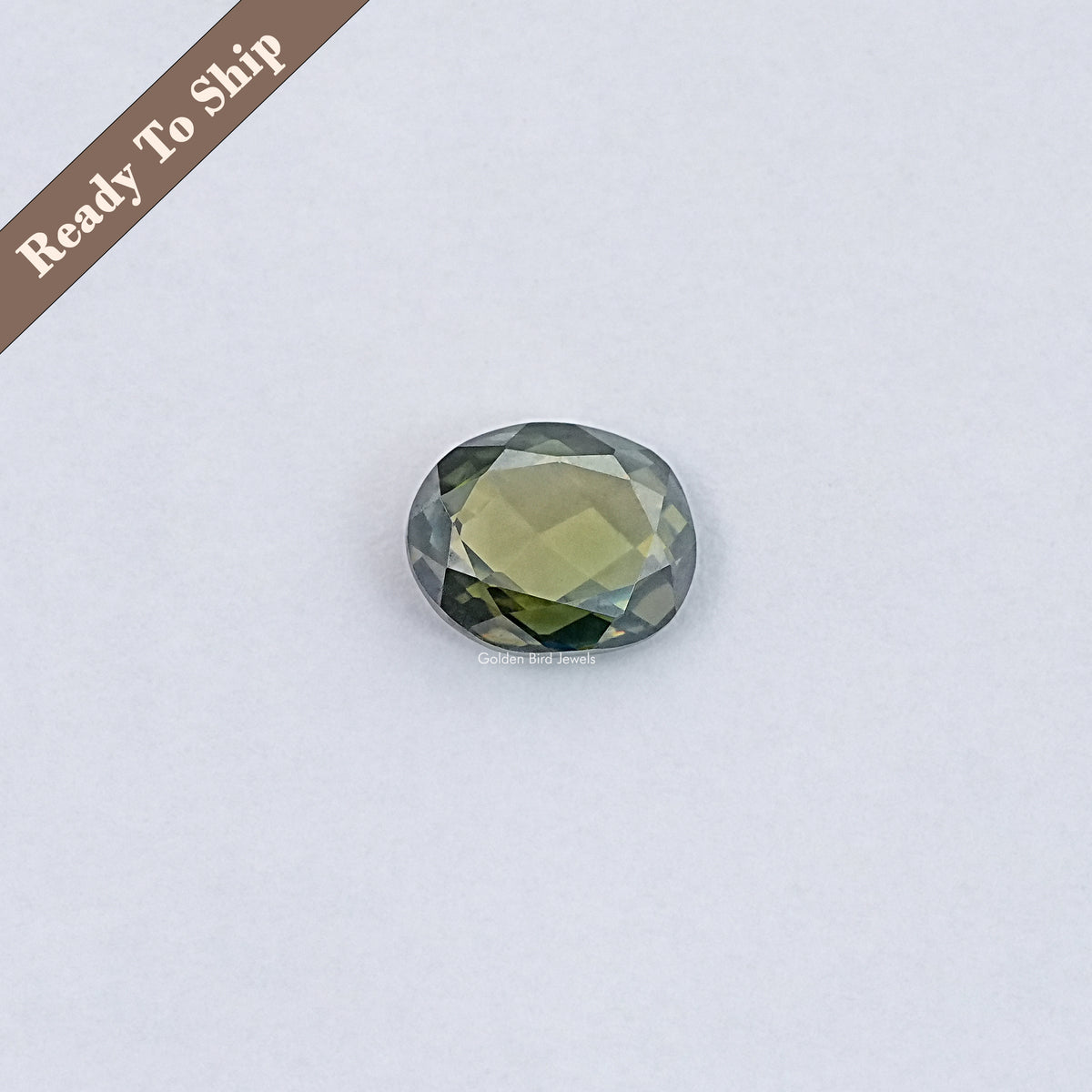 Rose Cut Oval Moissanite Loose Stone