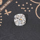 Near Colorless Old Mine Cushion Loose Moissanite Stone