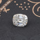 Colorless Old Mine Cushion Loose Moissanite Stone