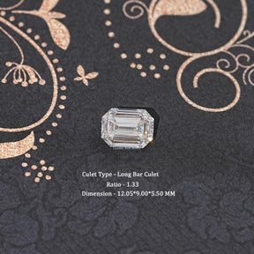 Old Mine Emerald Cut Loose Moissanite