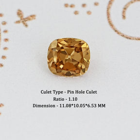 Old Mine Cushion Moissanite Loose Stone