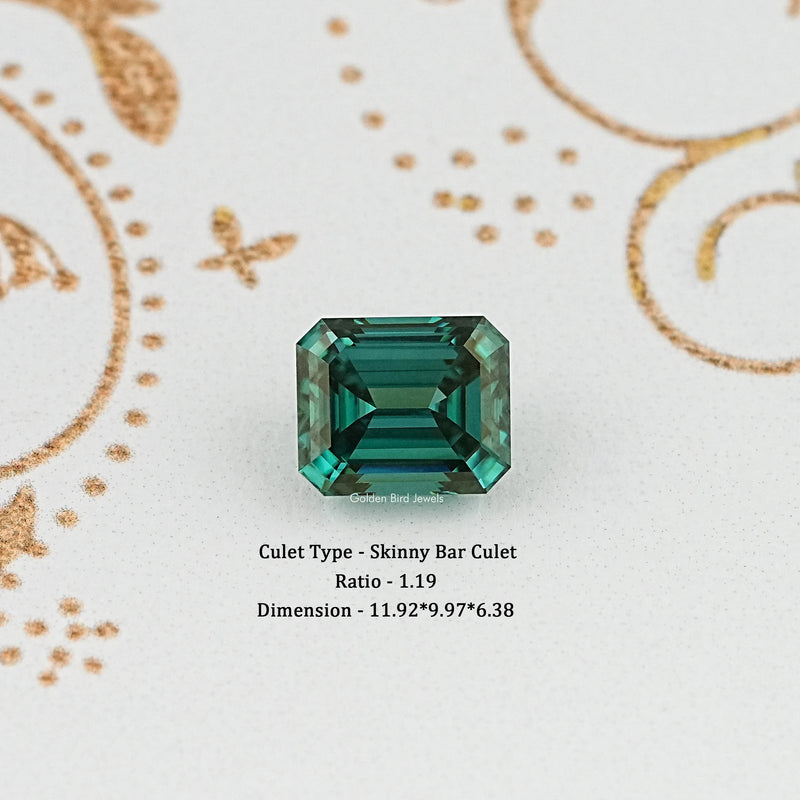 Emerald Cut Loose Moissanite Stone