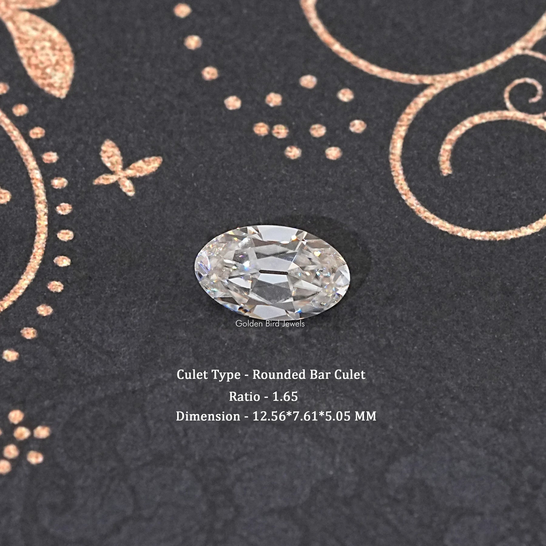 Old Mine Oval Moissanite Loose Stone