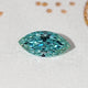Blue Marquise Cut Moissanite Loose Stone