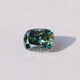 Blue Green Elongated Cushion Moissanite Loose Stone