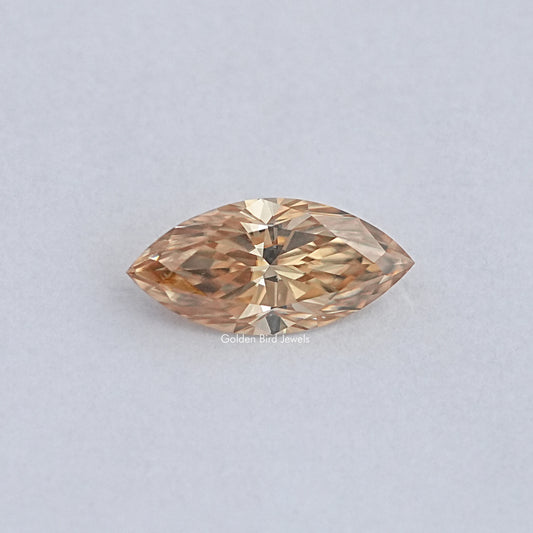 Champagne Marquise Cut Loose Moissanite