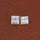 View Of Off White French Cut Loose Moissanite Pair