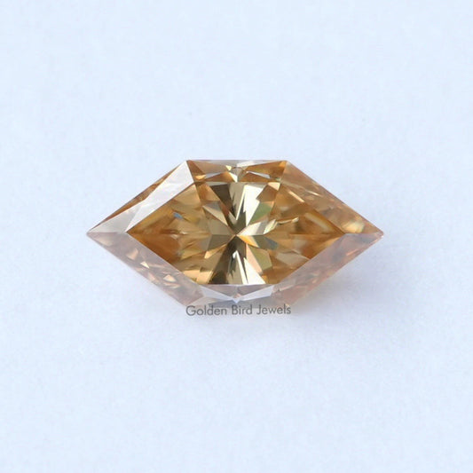 2,50 Karat Champagner Niederländisch Marquise Moissanit lose