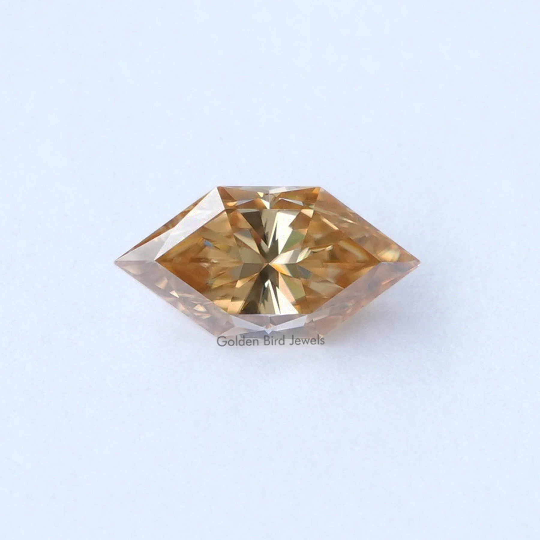 2,50 Karat Champagner Niederländisch Marquise Moissanit lose