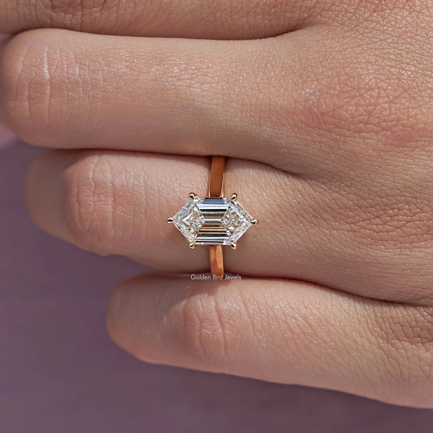 Niederländischer Marquise-Schliff Labordiamantring