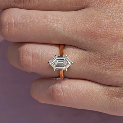 Niederländischer Marquise-Schliff Labordiamantring