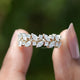 Marquise And Round Cut Lab Diamond Band