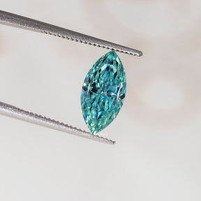Blue Marquise Cut Moissanite Loose Stone
