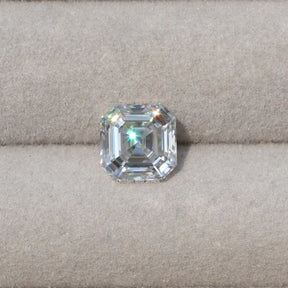 [Asscher Cut Loose Moissanite]-[Golden Bird Jewels]