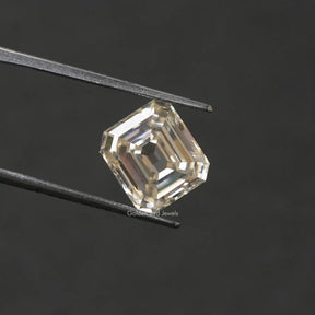 [Moissanite Asscher Cut Loose Stone]-[Golden Bird Jewels]