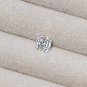 [Colorless Asscher Cut Loose Moissanite Stone]-[Golden Bird Jewels]