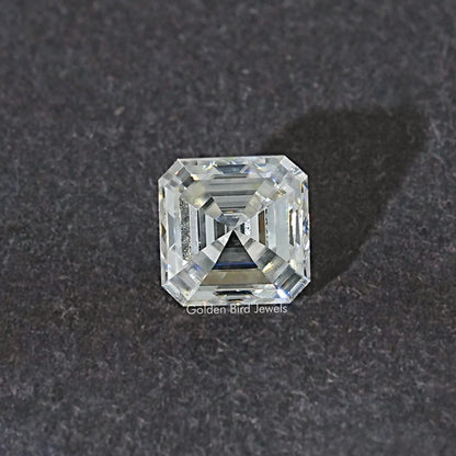 2,85 Karat Off White Asscher Moissanit loser Stein