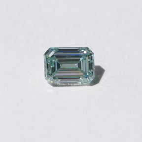 [Moissanite Emerald Cut Loose Stone]-[Golden Bird Jewels]