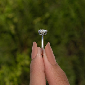 Old Mine Cushion Cut Bridal Ring For Women