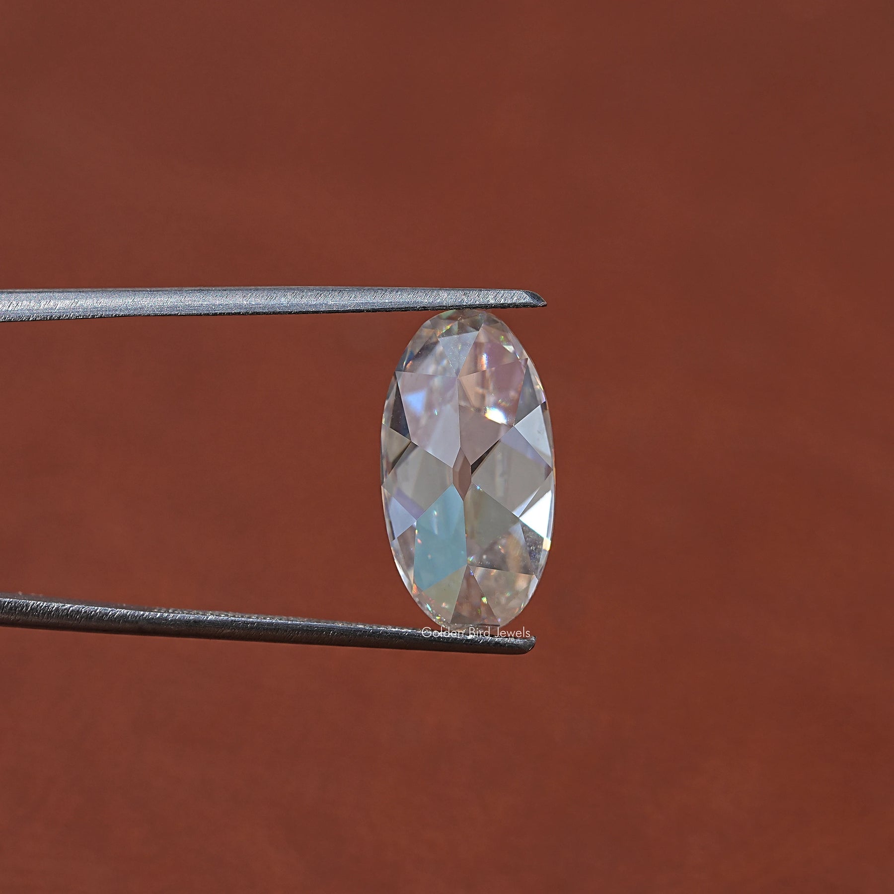 [Moissanite Old Mine Moval Cut Loose Stone]-[Golden Bird Jewels]