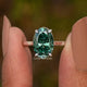 Moissanite Oval Cut Engagement Ring