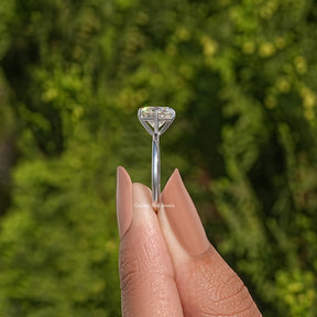 Round Cut Moissanite Solitaire Bridal Ring