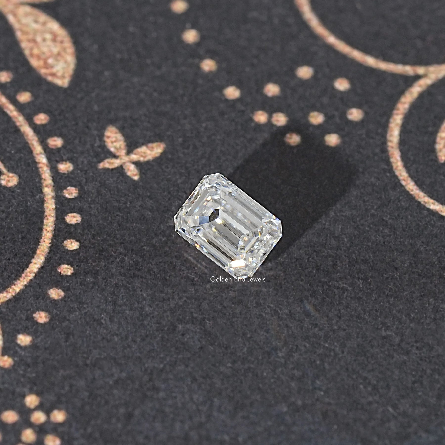 Near Colorless Emerald Moissanite Loose